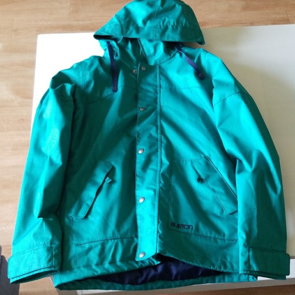 Green Burton Snowboarding Winter Jacket